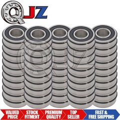 [Qty.50] 1616-2RS-NR Radial Ball Bearing w/Snap Ring [0.5in x 1.125in x 0.375in]