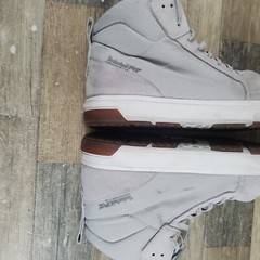 Timberland PRO Berkley Hi Work Shoes Sz Mens 11.5 Safety Toe Gray White
