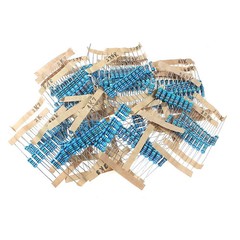 300PCS 1W Metal Film Resistor Assortment Kit 1K-820K Ω 1% 10K 100K 1K5 15K 150K