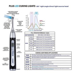AZDENT Dental Wireless LED plus105 Curing Light Lamp 1 Second Curing 2500 mw/cm²