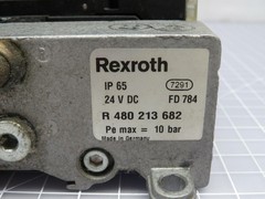 REXROTH IP 65 R480213682 R 480 213 682 SOLENOID VALVE SYSTEM 24 VDC 10 BAR T1841