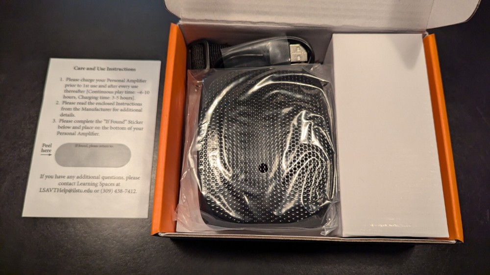 ZOWEETEK ZW-Z258 Portable Rechargeable Mini Voice Amplifier NEW in box