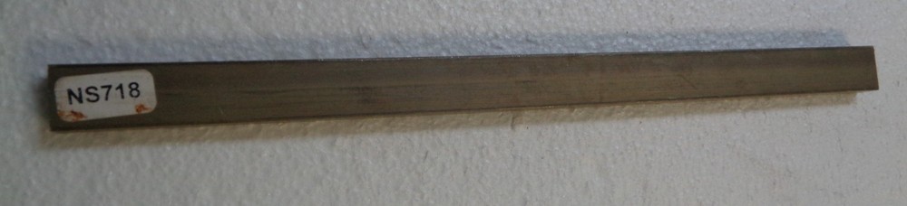 NS718 Nickel Silver Flat Bar 23/32” x 23/64” x 12” Knife making milling stock
