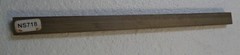 NS718 Nickel Silver Flat Bar 23/32” x 23/64” x 12” Knife making milling stock