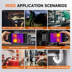 ANCEL IR101 Thermal Imaging Camera for Android USB-Type-C IR 256×192 Pixels