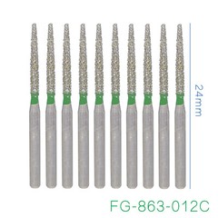 Dental Burs Diamond FG High Speed Round End Taper Ball Football Cylinder Coarse