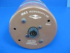 MKS 227AHS-A-10SPPC Baratron Pressure Transducer, 10 TORR, Used
