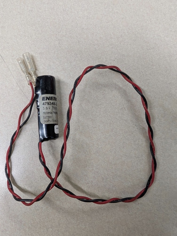 used ENERGY+ 479348-2 3.6V 2600mAh Lithium Battery Motoman Yaskawa HW8471030-A