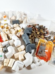 PVC/Metal Plumbing Fittings Lot DIY Handyman Plumber New Open Box