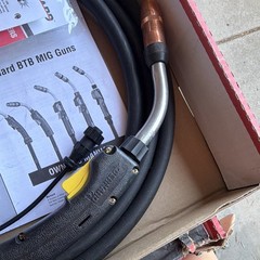 Bernard MIG Welding Gun BTB Assembly Fixed Neck Tube 0° Rotation MPN 1580012