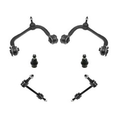 6pc Front Susp Upr Ctrl Arms Lwr Ball Jts Sway Bar Links F150 2005 4.2-5.4L