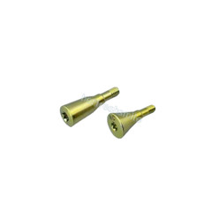 Dental Healing Abutment Caps NC ∅3.6/4.8mm Fit Straumann ITI Screw Golden