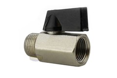 Mini 3/8″ Male 3/8 Inch Female NPT Brass Ball Shut Off Valve Water Air Fluid WOG