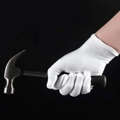 Breathable White Cotton Gloves for Dry Hands – 6 Pairs of Moisturizing Liners