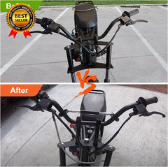 7/8″ Handlebar Risers – 7/8″ 22 Mm Handlebar Mount Clamp Risers for Coleman