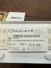2 Ortho Arch LN2-902 Horizon Mini Roth .022 Bracket Sets 5×5 U&L Hooks