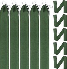 5 Pcs 5′ X 4.7” Tube Sand Bags for Flooding Long Sand Bags Thickened Reusable C