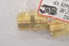 Lot of 2 JBFleet Hex Nipples 3/4″ Fittings 23007 2 Way Outlets Replacements