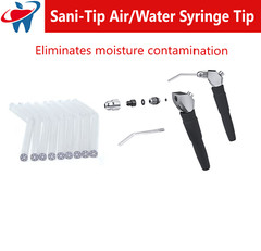 Dental Sani-Tip Air / Water Tip Refill Clear 3:1 Air Water Syringe Tip 250/Pk
