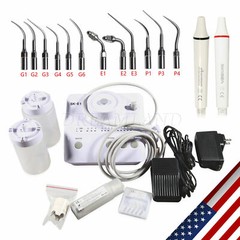 FDA SK-E1 Dental Ultrasonic scaler 2 Bottles fit EMS Handpiece Perio Endo Tips