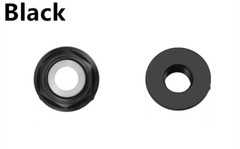 Multicolor Aluminum Hex Flange Lock Nut With Nylon Insert M2 M3 M4 M5 M6 M8