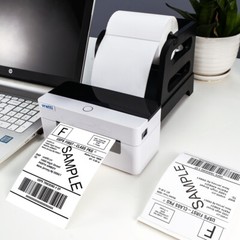 500 4″ x 6″ Direct Thermal Shipping Labels Zebra 2844 Eltron ZP450