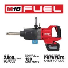 Milwaukee M18 Fuel 1Inch D-Handle Ext Anvil High Torque Impact Wrench With