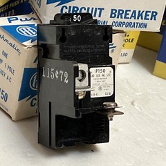 Bulldog PUSHMATIC ITE SIEMENS 50A 120/240V 1P 10K Cat. No. P150 (31150)