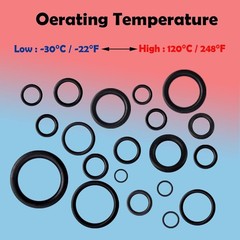 32 Size 1540 Pcs O Rings Assortment Kit Metric Nitrile Rubber Oring Set with 4