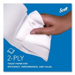 Scott 03148 3.55 in. x 1000 ft. 2-Ply Jumbo Roll Tissue – WT (4 Rolls/CT) New