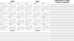 5 Year Calendar Planner 2026-2030, Free Shipping! NEW!
