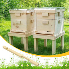 8 Pack Wooden Entrance Reducers for 10 Frame Beehives, 14.75 x 0.75 x 0.75 in