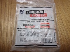 (Qty.13) Lincoln Electric KP14-25 Standard Contact Tip .025″ 1/4-28 Thread