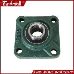4 PCS UCF205-16 Solid Base Pillow Block Flange Bearing 1″ Bore 4 Bolt