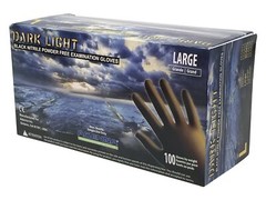 Dark Light 9 Mil Nitrile Powder Free Exam Gloves