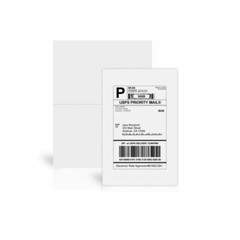 200 Half Sheet Shipping Labels 8.5×5.5 Self Adhesive For Paypal eBay label