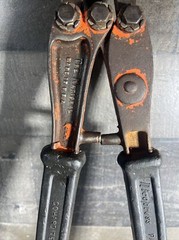 National Telephone Supply Co. Nicropress 51 plum Oval Manual Swaging Tool. ID #1