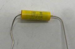 Mallory 150M series metalized film capacitor axial lead 0.047uf/400V, 473J400V