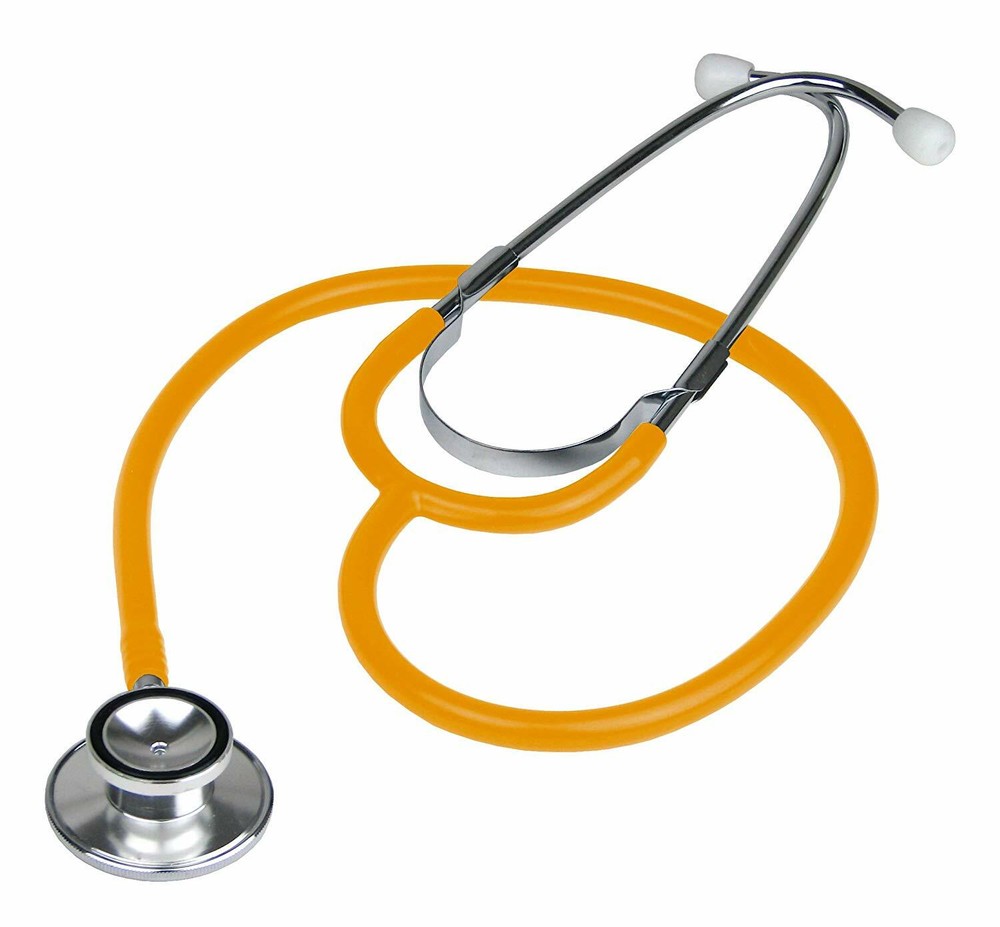 Ever Ready First Aid Dual Head Stethoscope for EMS EMT Medical Nurses – Yellow