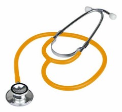 Ever Ready First Aid Dual Head Stethoscope for EMS EMT Medical Nurses – Yellow