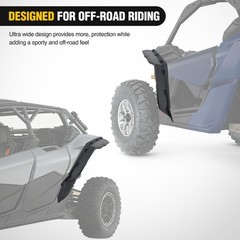 Nilight Front & Rear Extended Fender Flares Compatible with Can-Am Maverick X…