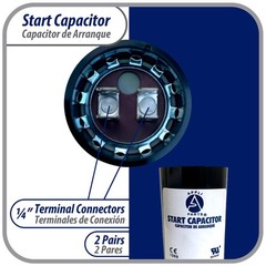 Appli Parts motor start capacitor 270-324 Mfd (microfarads) uF 330 VAC universal