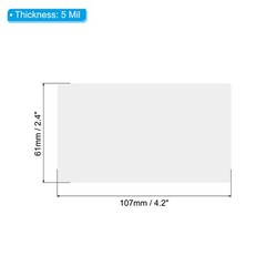 Thermal Laminating Pouches, 50 Pcs 5 Mil 2.4″x4.2″ for ID Card Sized