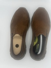 SKECHERS Goodyear Relaxed Fit Slip-On Shoes Air-Cooled Memory Foam Men’s 12 Br