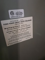 BOLTSWITCH “WLDC2610-ST” 2000AMP 600VDC SINGLE-PHASE FUSSIBLE