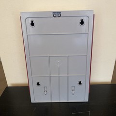 Cintas Paper Towel Dispenser Commercial Replacement Wall Mounted Deep Red Silver