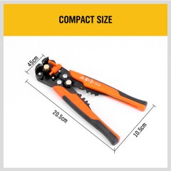 Self Adjusting Insulation Wire Stripper Cutter Crimper Cable Stripping Tools 8″