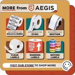 2″ x 1″ Direct Thermal Labels for UPC, Address, Rollo, Zebra Printers (12 Rolls)
