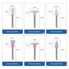Dental Composite Finishing Polishing Brushes Silicone Polishers RA 2.35mm USA