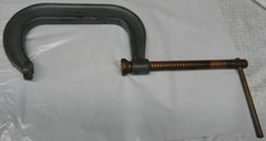 BLUE-POINT 6″ COPPER SCREW TIP WELDING C CLAMP #406 MADE IN THE USA